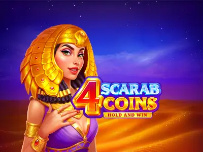 4 Scarab Coins: Hold and Win